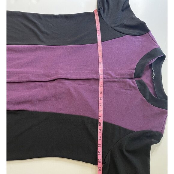 Vtg Slinky Brand Womens Open Front Cardigan Size 2X Colorblock Duster Flowy Bold - Picture 8 of 10